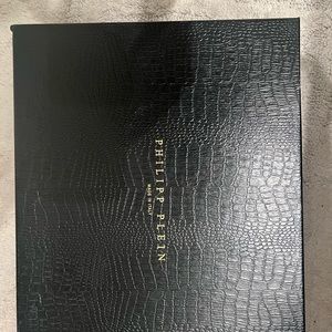 philipp plein gummy low heels low boots azalea